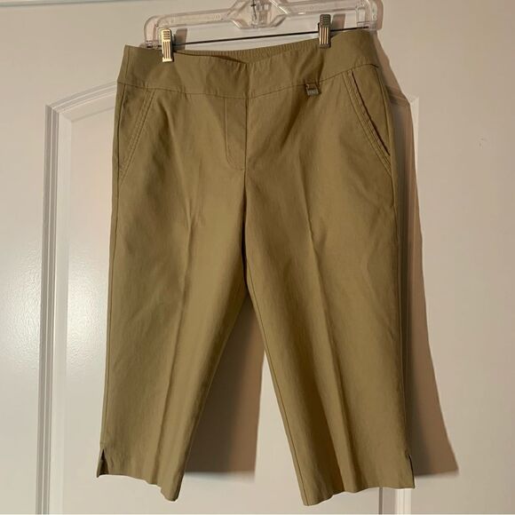 EP Pro Golf Capri Tan Pants - Picture 1 of 5